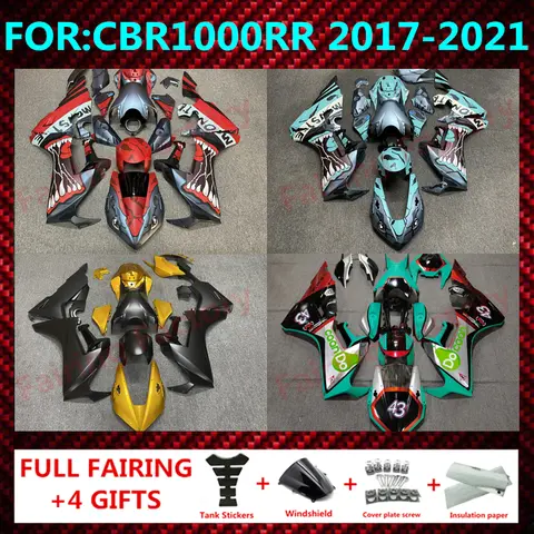 ABS 오토바이 페어링 키트, 혼다 CBR1000RR 2017 2018 2019 2020 CBR1000 RR 17 18 19 20 21 차체 풀 페어링 zxmt에 적합, 신제품 ABS 오토바이 페어링 키트, 혼다 CBR1000RR 2017 2018 2019 2020 CBR1000 RR 17 18 19 20 21 차체 풀 페어링 zxmt에 적합, 신제품