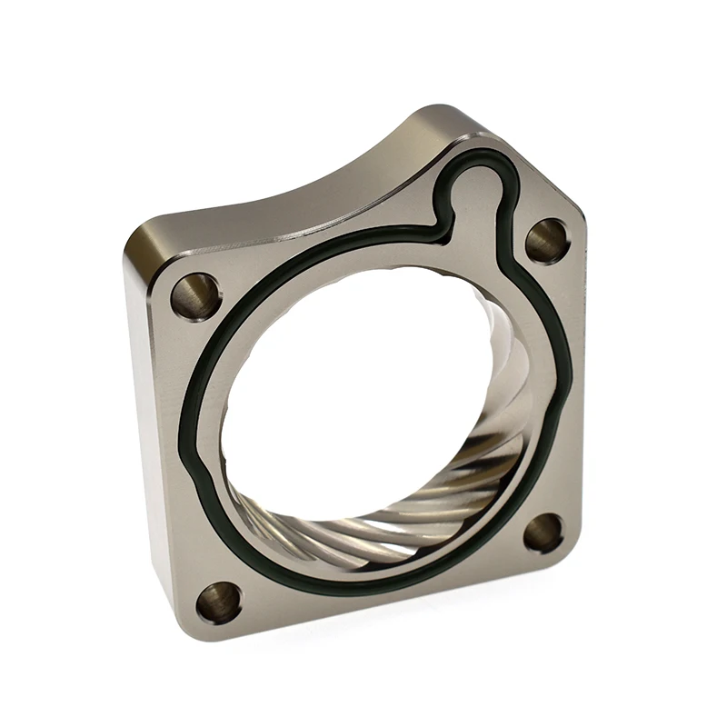 CUSTOM Aluminum 70mm Intake Manifold Adapter Throttle Body Spacer For Honda CRV RD5 RD6 RD7 2.4L