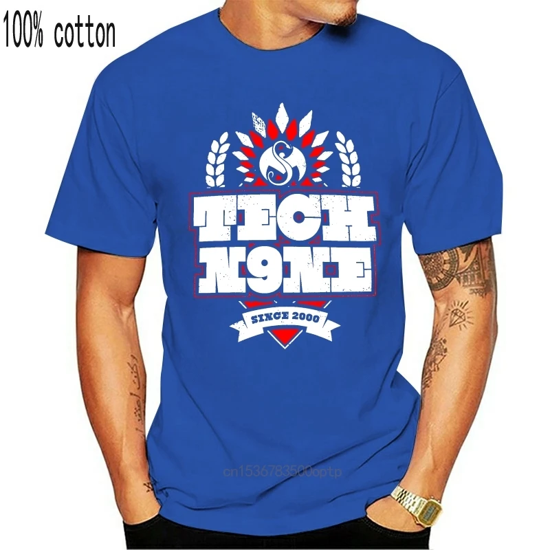 

FPACEToovee Men's Black Tech Nine 9 Since 2000 Strange Music T-Shirt