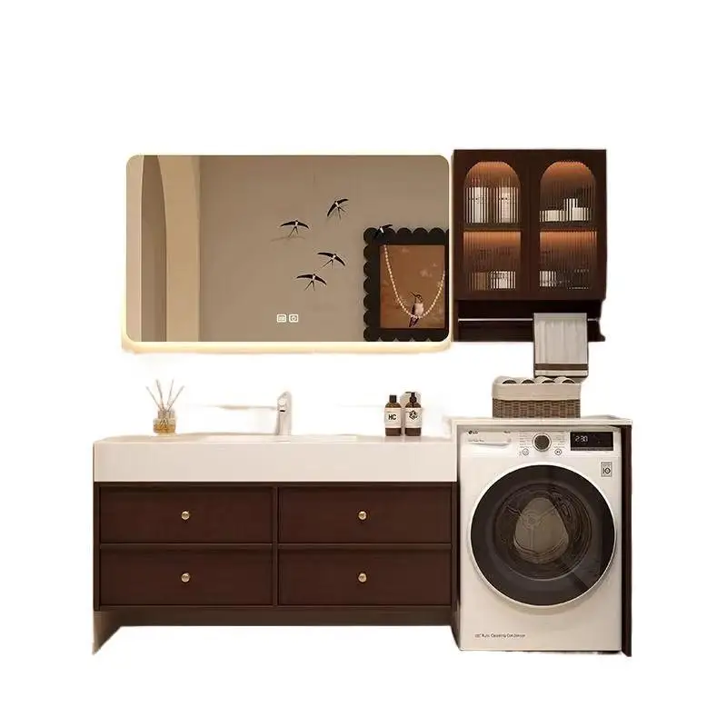 

bathroom washbasin balcony ceramic rock slab washing machine washing machine integrated hand washing