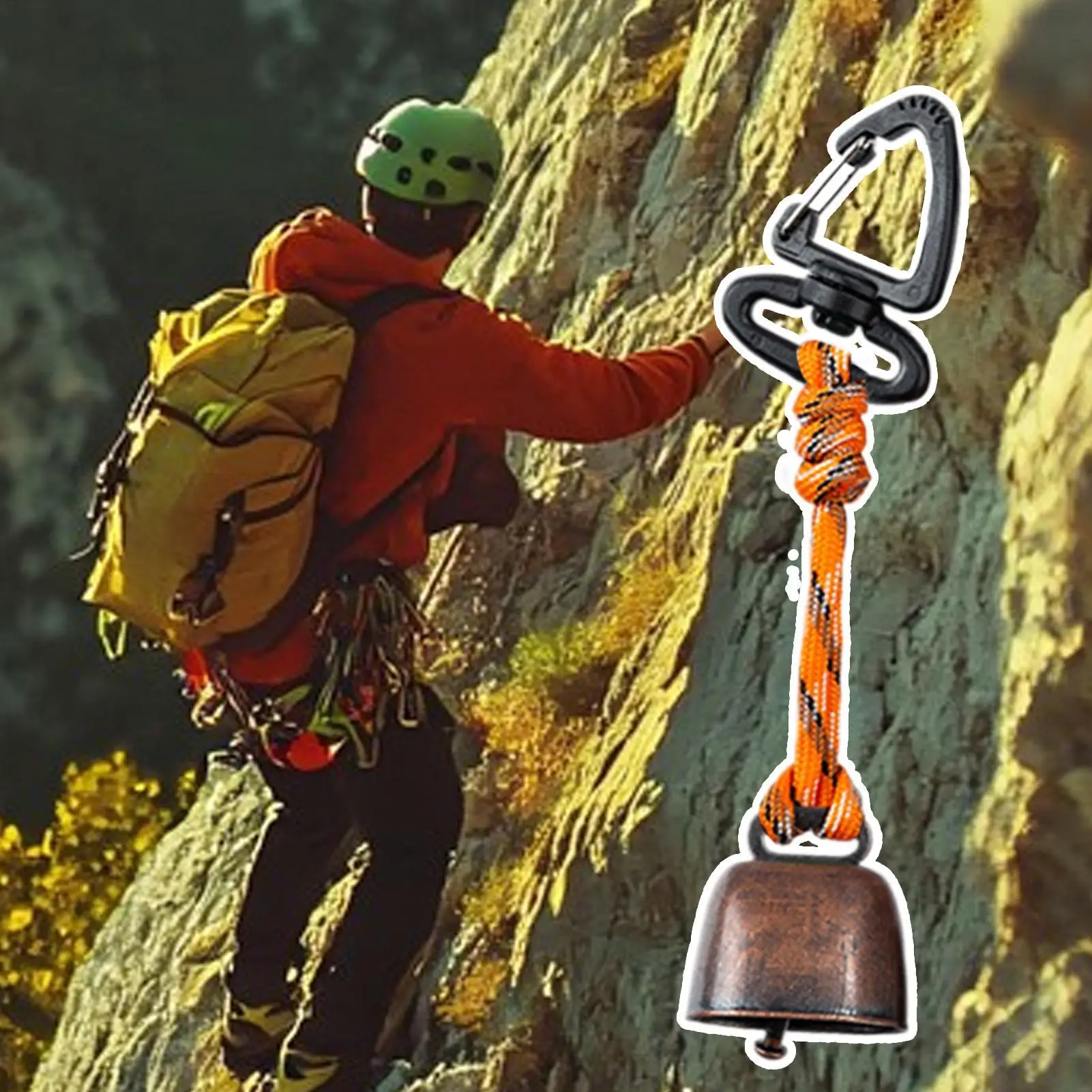 جرس الدب بصوت عالٍ لوازم السلامة في المخيمات الخارجية جرس أمان للرحلات للمشي لمسافات طويلة والصيادين والزوار أصحاب الكلاب المسافرين والمشي لمسافات طويلة #2