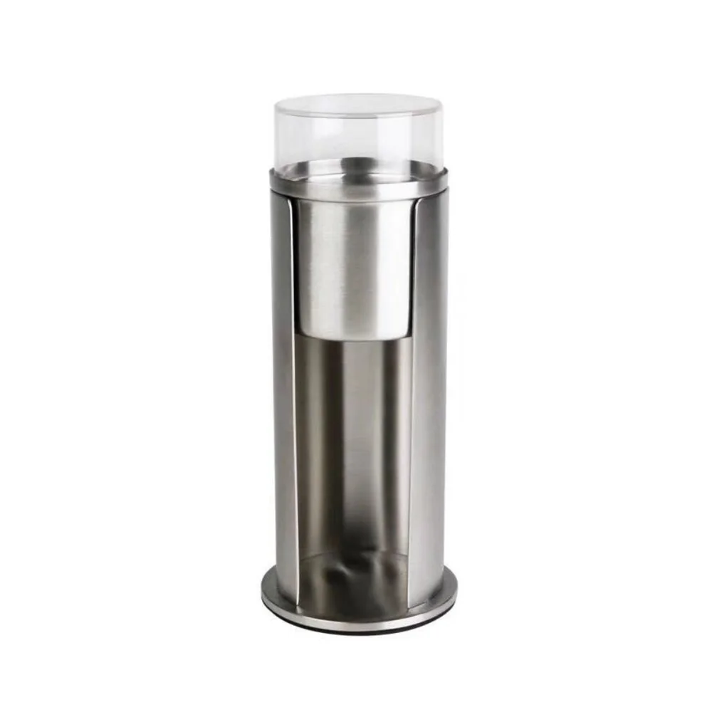 

Stainless Steel Cotton Swab Storage Box Double Layer Round Cotton Swab Holder Dust-proof with Lid Cotton Pad Storage Box