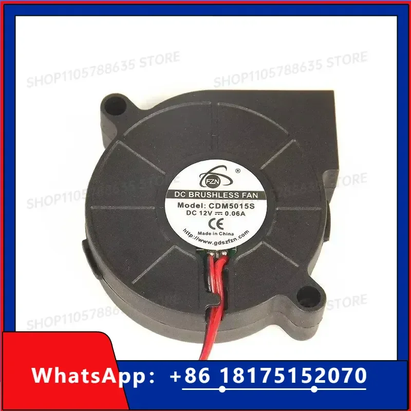 for CDM5015S DC12V 0.06A Humidifier Fan Air Blower Turbine Type Accessories 12V Cooling Mist Maker Parts