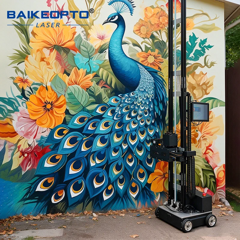 User‑Friendly Vertical Inkjet Wall Printer, High Value 3D UV Printing Device for Decorative Wall Murals and Art Works