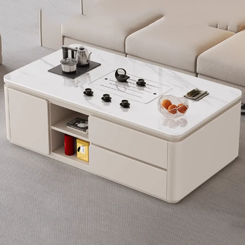 

Rectangle Nordic Coffee Table Multifunctional Storage White Coffee Table Modern Minimalist Mobili Per Il Soggiorno Furniture