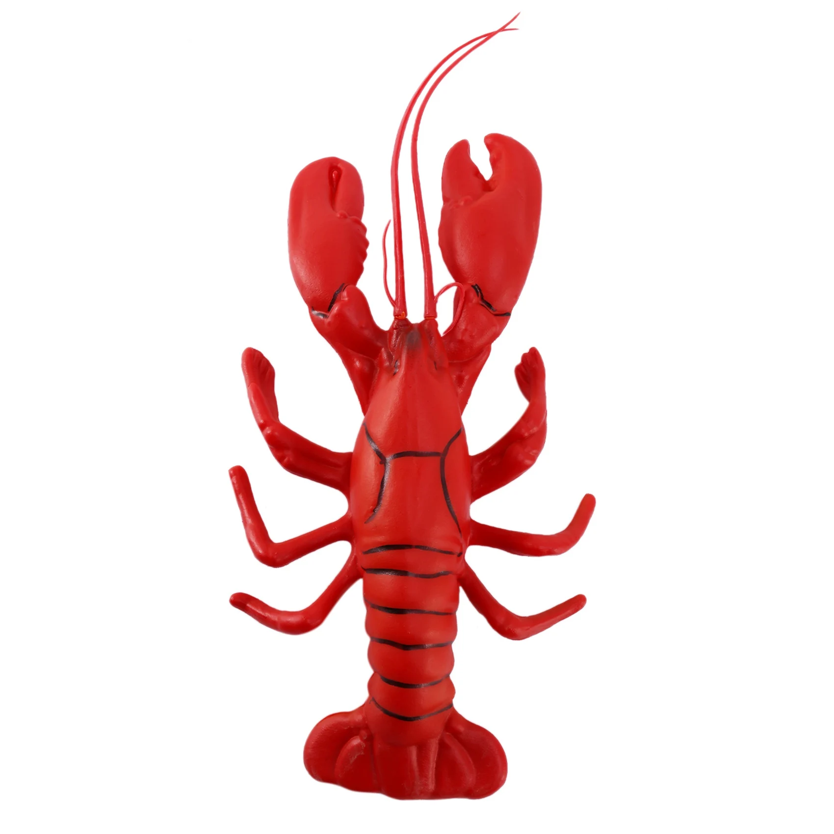 12 x 5 inch Big Fake Lobster Model for Dispaly Artificial Marine Animals Decoration