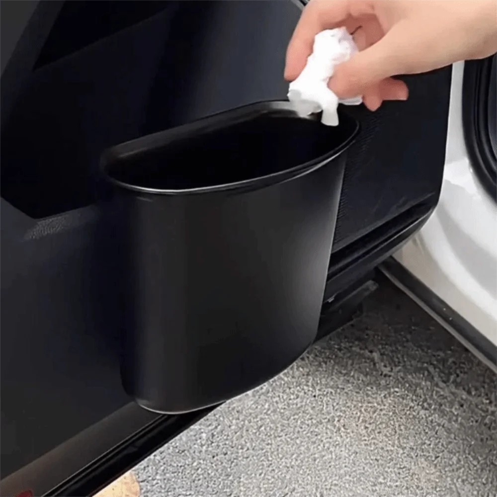 

Leak-Proof Car Garbage Can Multipurpose Small Size Small Car Waste Bin Storage Organizers Automotive Garbage Cans Home Use