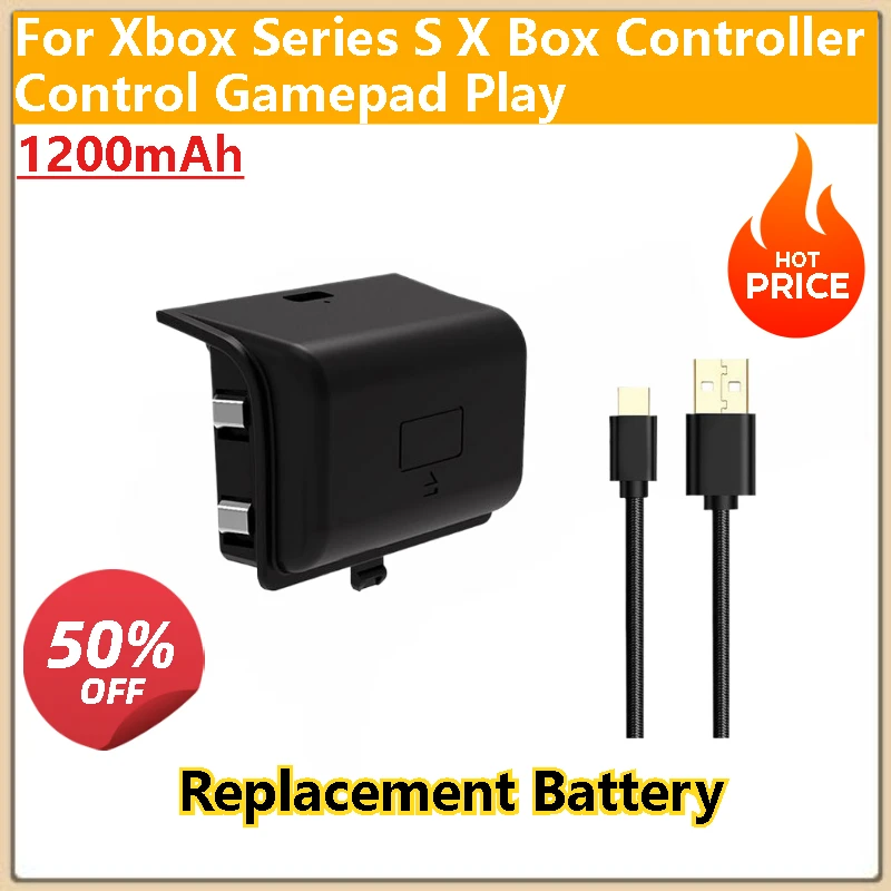 

Brand New High Quality 1200mAh Rechargeable Battery+charging cable For Xbox Series S X Box Controller Control Gamepad