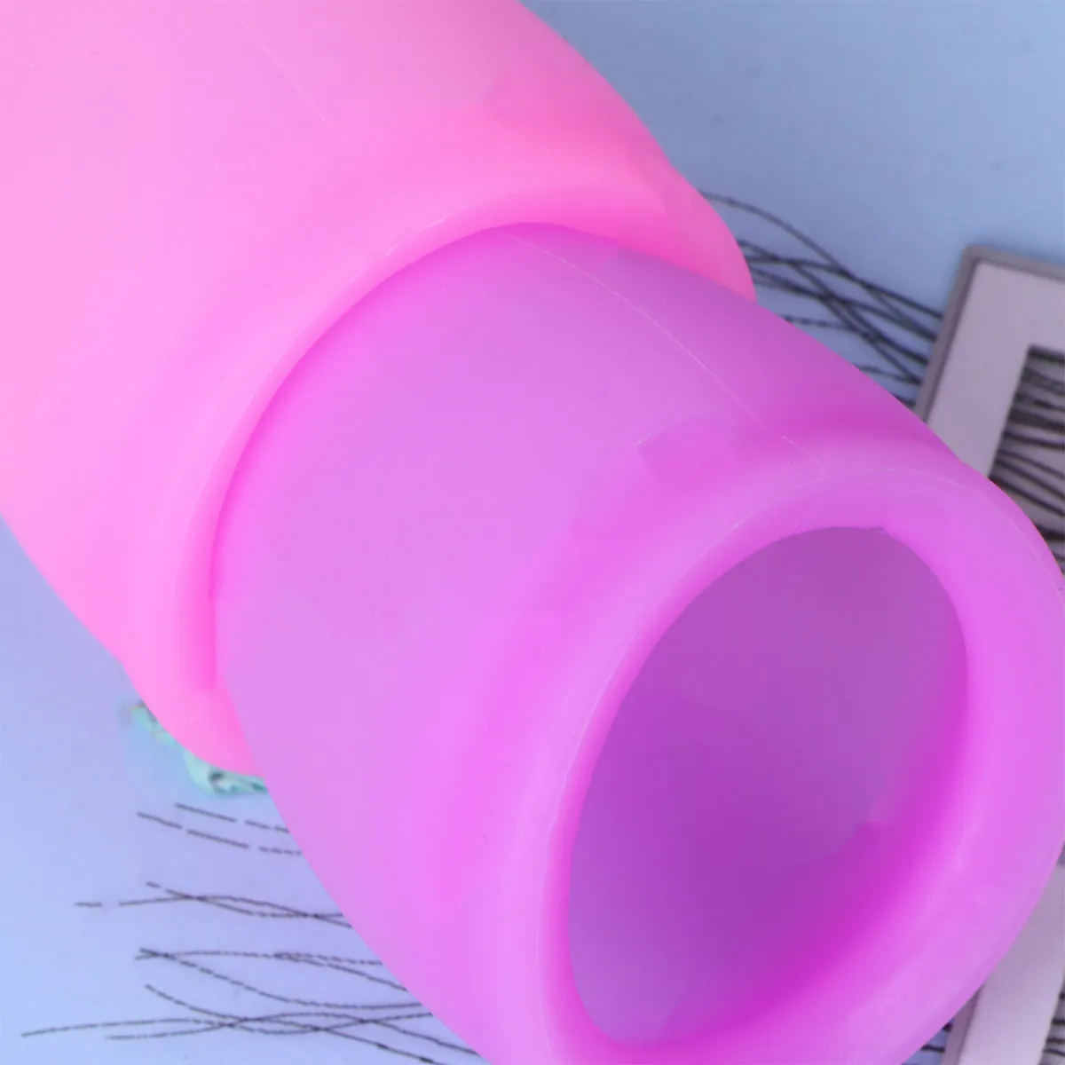 2Pcs Menstrual Cup Silicone for Women Leakproof Flexible Feminine Hygiene Pink Purple Size L Monthly Period Care