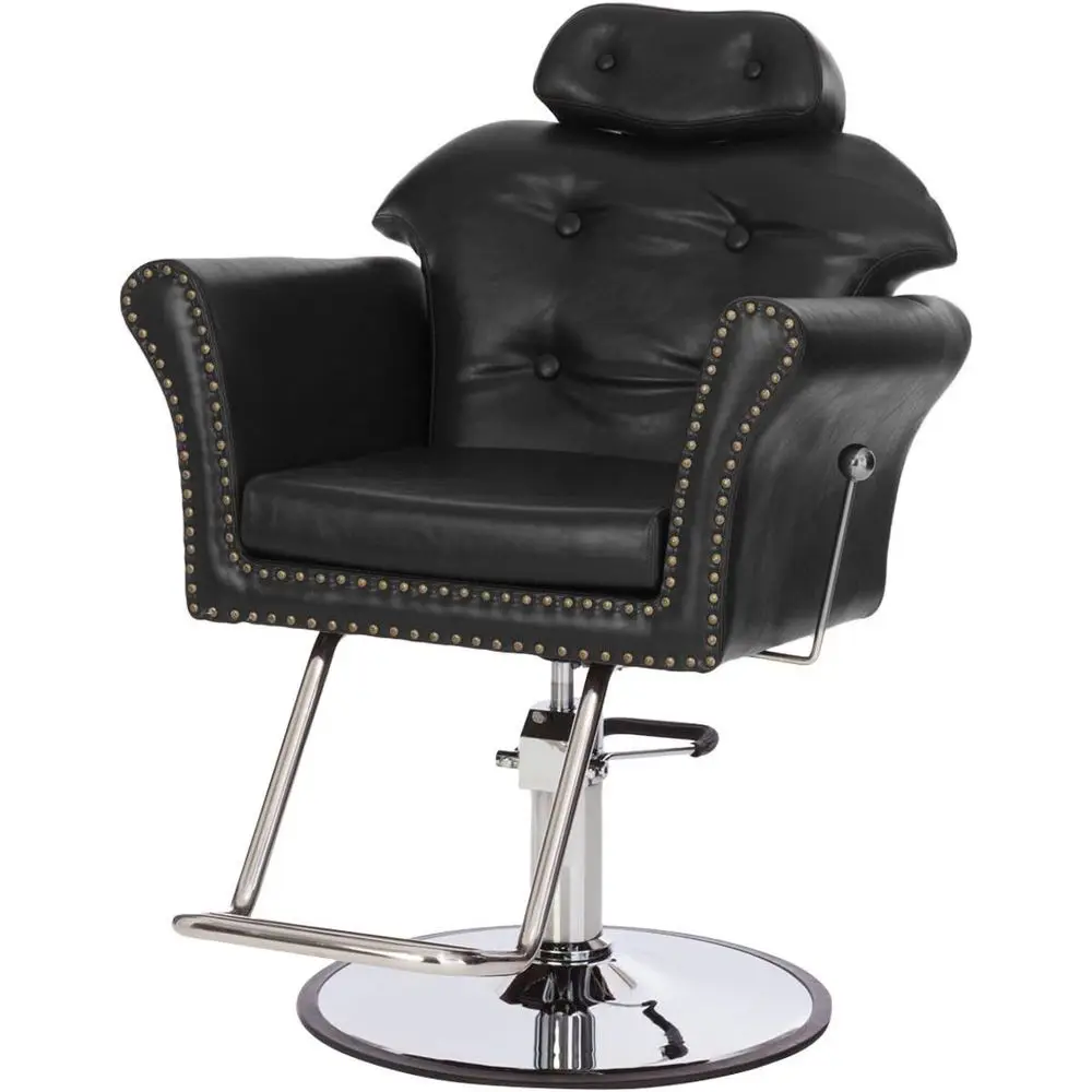 

Гидравлическое регулируемое парикмахерское кресло для профессионалов - NIN-9903-A с латунной отделкой и стальным основанием