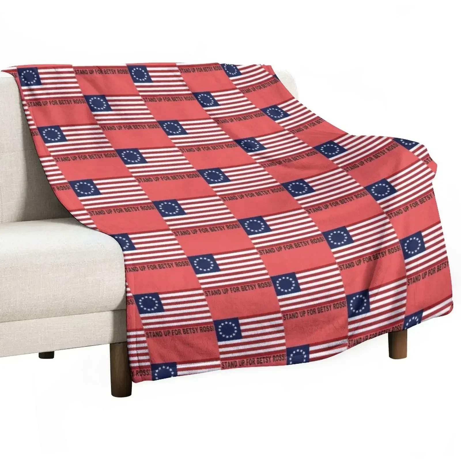 Stand up for Betsy Ross Rush Limbaugh Throw Blanket Plush For Baby Soft Plaid Blankets