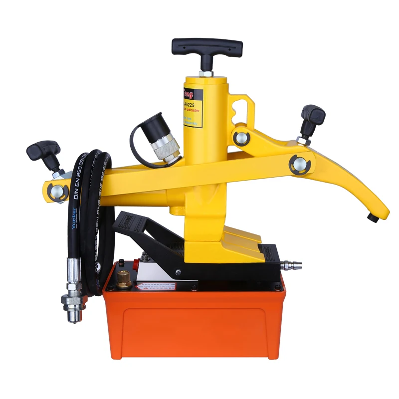 Good stuff Forklift Tire Pickup Tool Pneumatic Portable Tire Press Pneumatic Hydraulic Stripper Loader Tire Pickup Tool