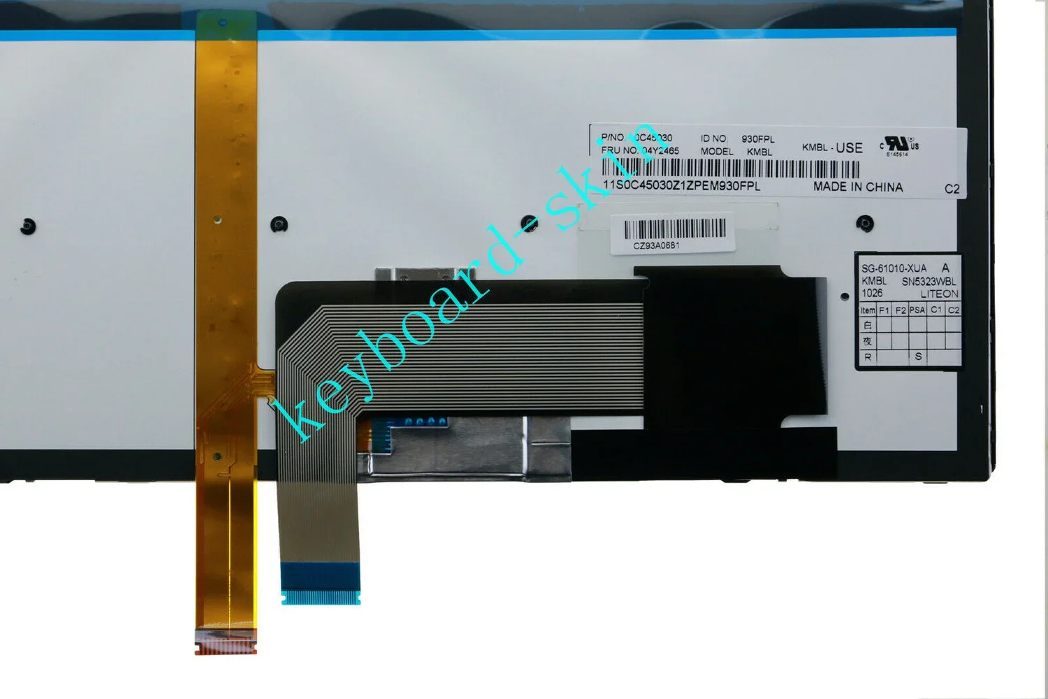 الولايات المتحدة الخلفية لوحة المفاتيح ل IBM ثينك باد E540 E531 T540 T540P T550 T560 L540 L560 L570 W540 W541 W550 W550s 04Y2387 04Y2465 0C44952 #4