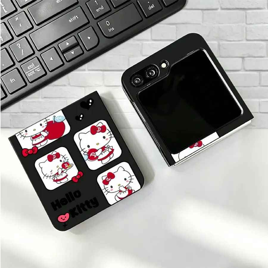 Back Phone Cover Funda Case for Samsung Galaxy Z Flip 8 Flip4 Z Flip 7 6 5 4 3 Flip6 Flip7 FE Flip5 Z Fold 8 7 6 5 4 3 Flip3