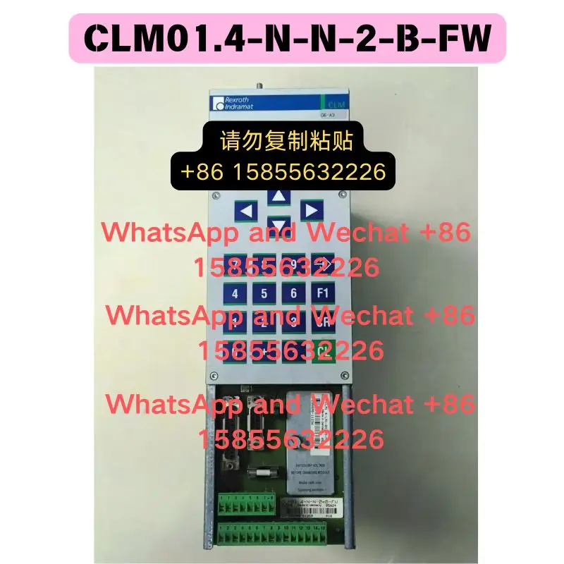 

Used Controller CLM01.4-N-N-2-B-FW with program card FWA-CLM1.4-LA1-01VRS-MS Functional test OK Fast Shipping