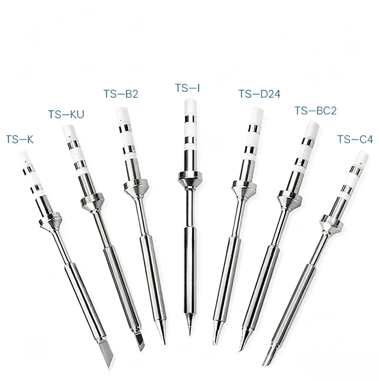 TS101 Soldering Iron Tips Lead-Free Oxygen-Free Copper Long Service Life Welding Heads