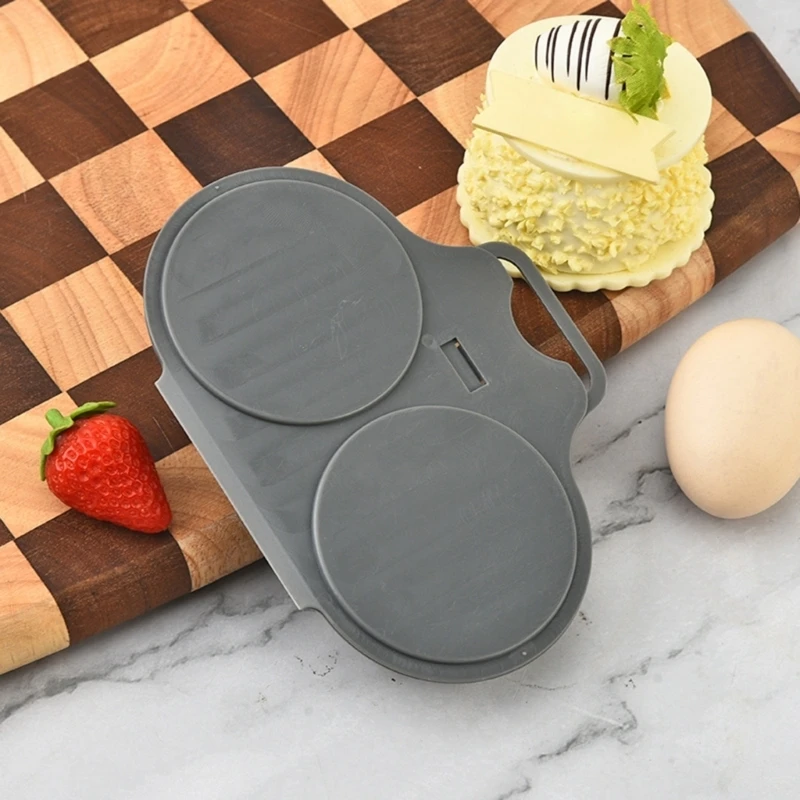 Steamed Cooking Container for Microwave Use, Space-Saving Two-Section Plastic Poacher for Regular Routines