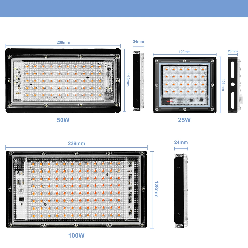 Espectro completo led phyto crescer luz 220v sistema de hidroponia efeito estufa crescer tenda sementes de flores interiores caixa cultivo led