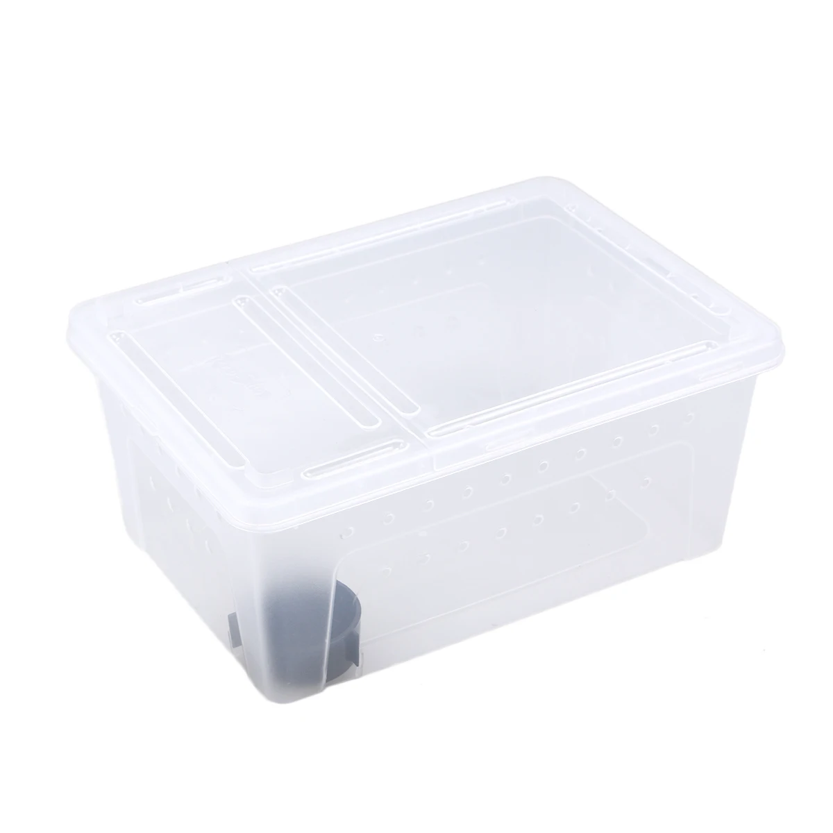 

Durable Plastic Reptile Breeding Box Medium Transparent Hatchery Feeding Storage Case for Gecko Snake Tortoise Spider Scorpion