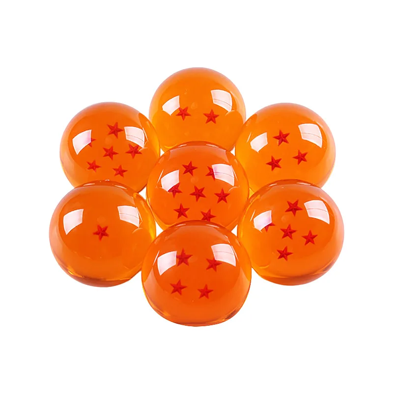 Spot Supply Dragon Ball Set Resin Pendant Anime Dragon Ball Seven Star Toy Creative Gift 35mm