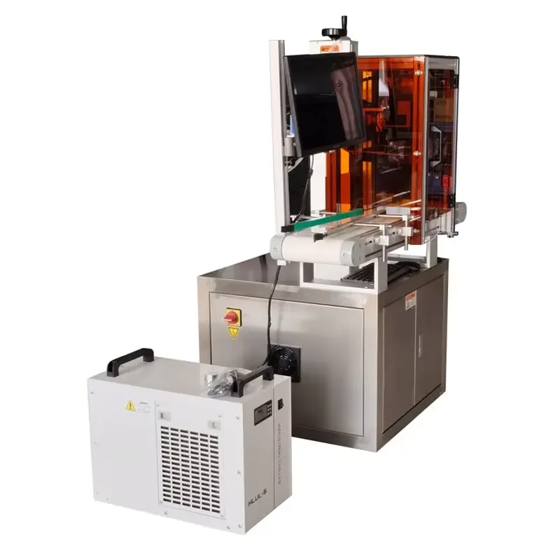 Uv Marking Industrial Enclosed UV Marking Machine for High-Precision & Safe Coding on Plastic, Glass, Metal