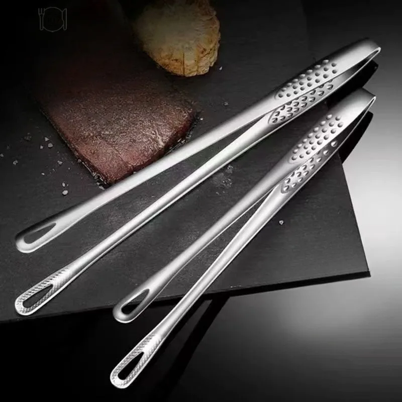 Kitchen Tongs StainlessSteel Barbecue Tongs ClipBBQ Grill Meat TongsCooking Tweezers for FoodUtensils Kitchen Accessories