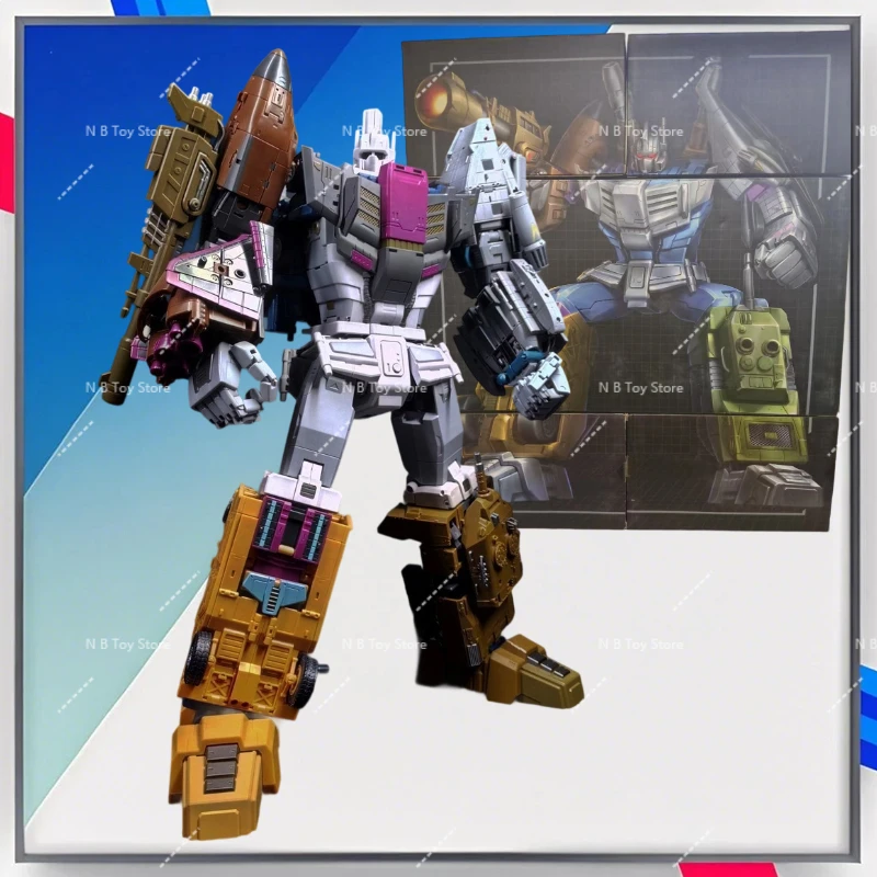 

Transformation ZETA ZA06 ZA-06 Bruticus Metallic 5 in 1 Large Size Alloy Chest Armor Car Equipment Figure Action Robot