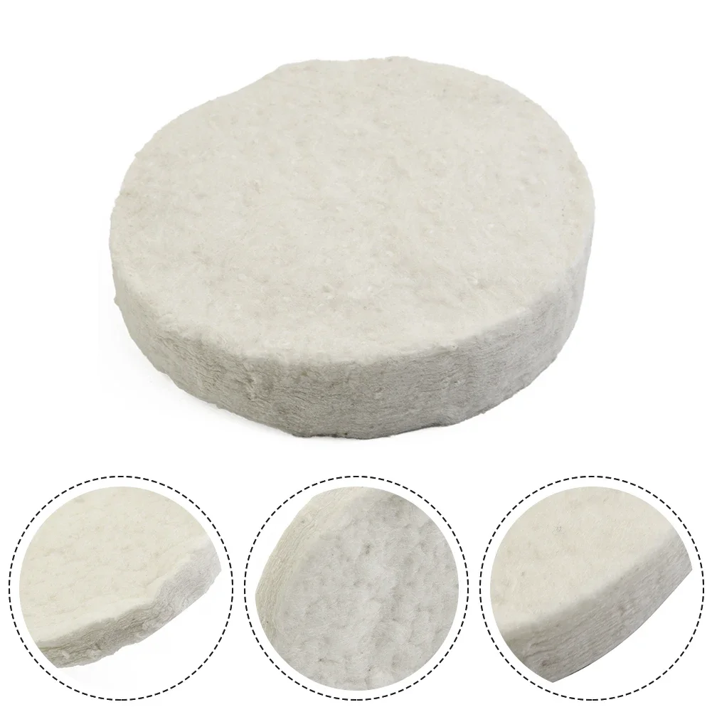 1/2/3/5Pcs/set White Ceramic Wool Sponge Cotton Round Bio Fire Heating For Fireplace Ovens And Gel Burner Home Improvement