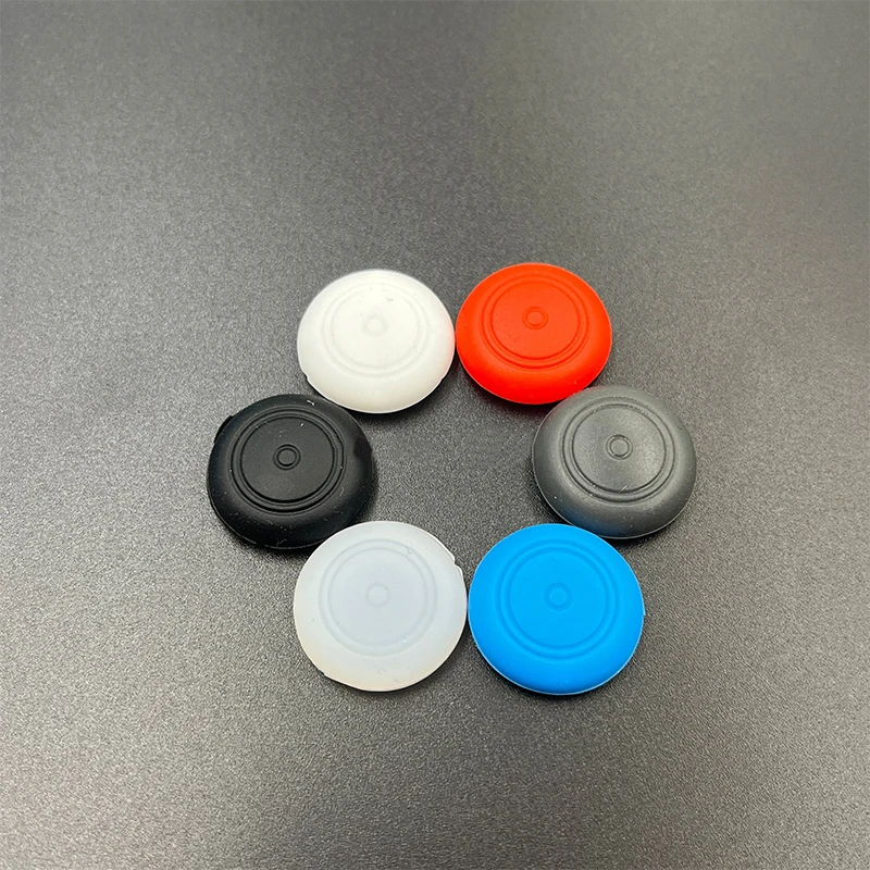 YuXi tutup Joystick untuk Nintendo Switch/Switch OLED/Lite tombol konsol Game Gamepad topi pelindung silikon JoyCon tutup Joystick