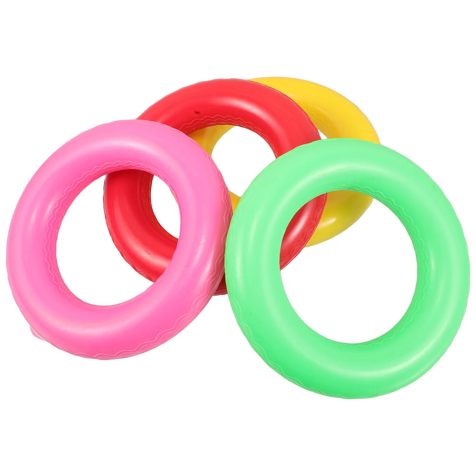 4 Pcs Relay Ring Fun Target Toys for Carnival Parties Backyard Games Bottle Toss Soft Party Favors