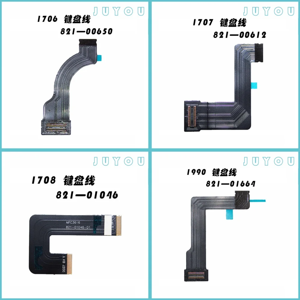 

Запасной гибкий кабель клавиатуры для MacBook A1706 A1707 A1708 A1989 A1990, запчасть для ремонта ноутбука, совместим с MacBook Pro 13