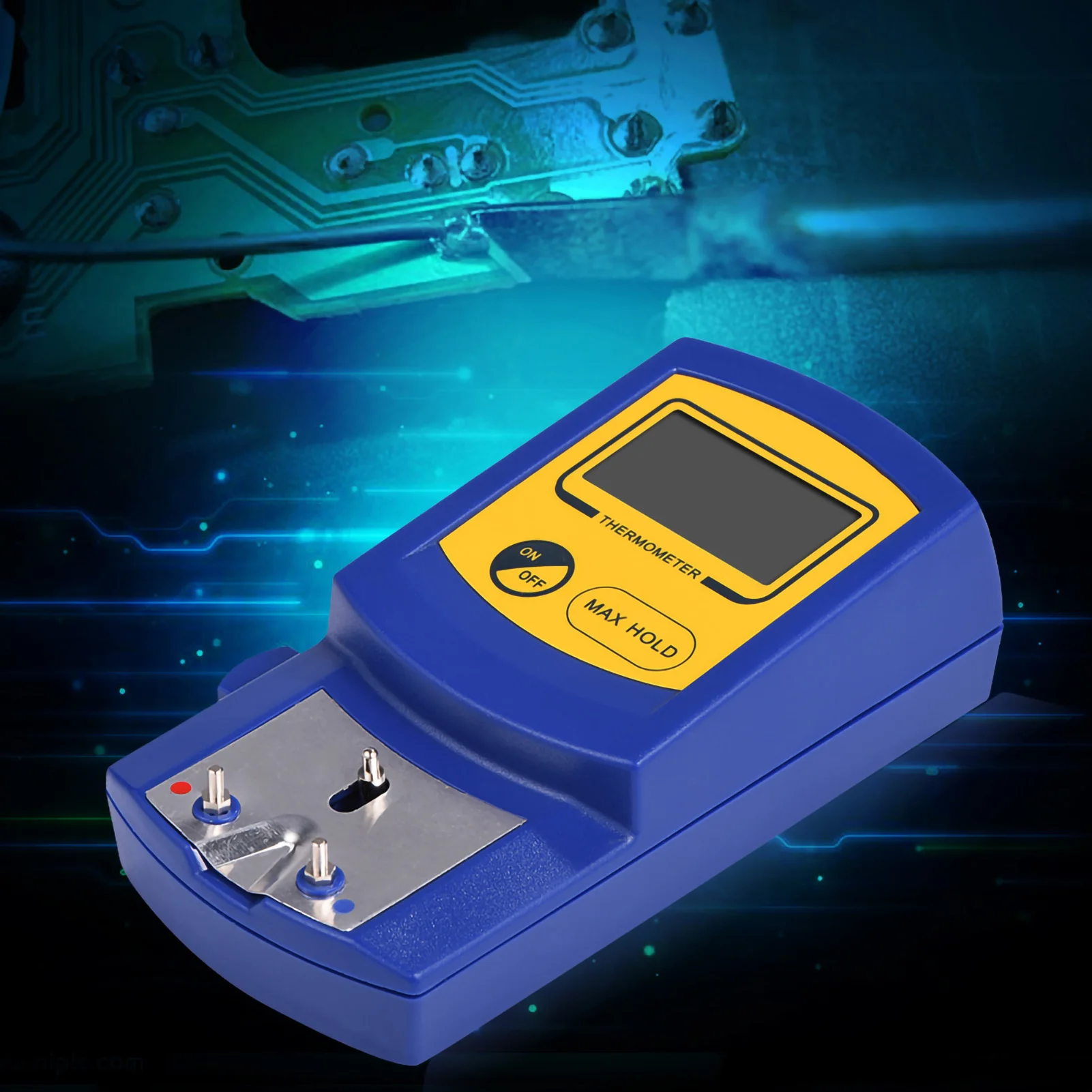 

FG-100 Soldering Temperature Tester Iron Tip Thermometer LCD Display 0-700℃ Iron Tip Thermometer Soldering Temperature Tester
