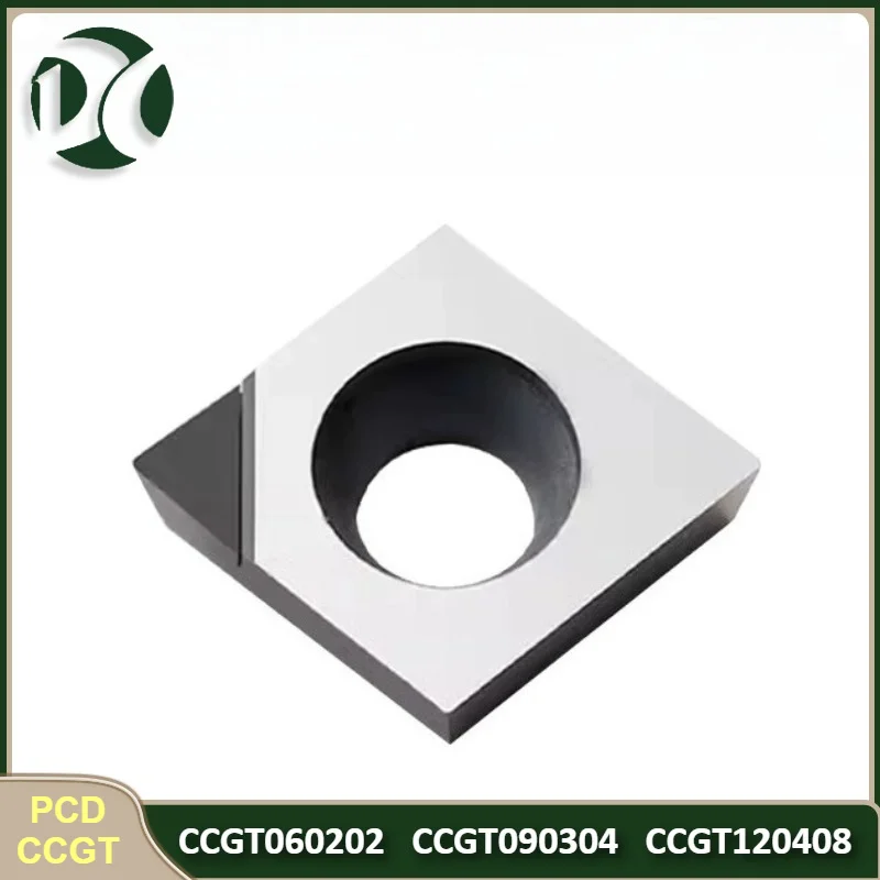 

CCGT PCD Diamond Insert CCGT060202 CCGT090304 CCGT120408 For Aluminum Alloy CNC cutter Lathe Cutting Turning Tool Blade 1pcs