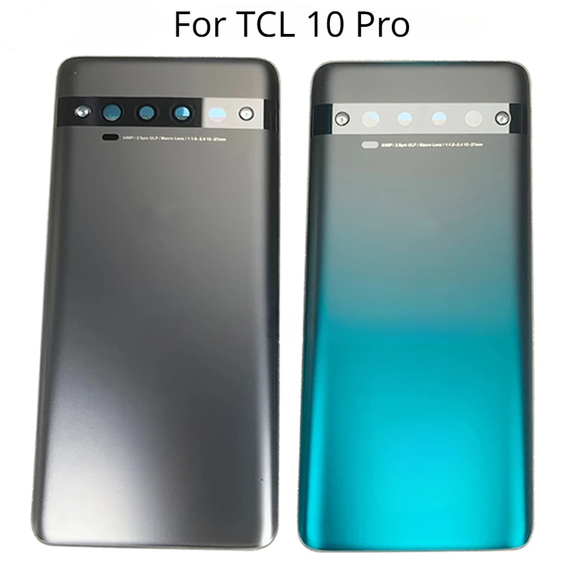

Задняя крышка батарейного отсека для TCL 10Pro, задняя крышка для TCL 10 Pro T799 T799B T799H, задняя крышка с логотипом, запасные части для ремонта