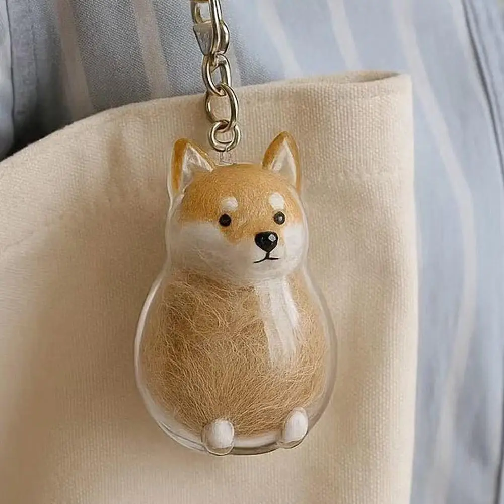 سلسلة مفاتيح تجميع شعر الكلاب، صندوق تخزين تذكاري لسلسلة مفاتيح تذكارية لشعر الكلاب، هدايا تذكارية لشعر الحيوانات الأليفة لمحبي الكلاب #2