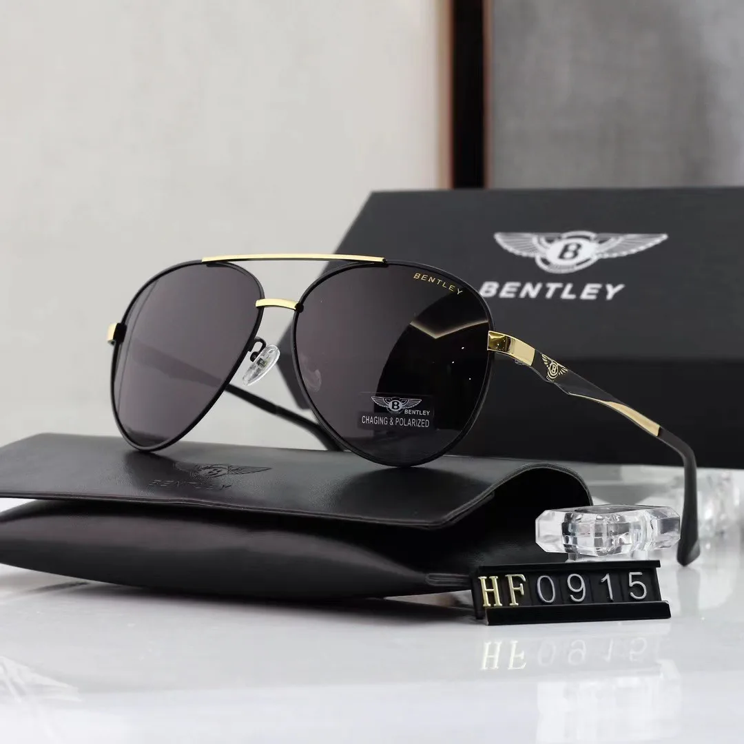 Gafas de Sol de Lujo para Hombre y Mujer, para Conducir Automóviles, Antideslumbrantes, para Bentley Continental GT MULLINER, Bentayga, Flying, Hurtling, Spurlogo