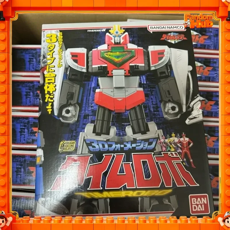 Оригинальный набор для сборки фигурки Bandai Pb Limited Mirai Sentai Timeranger Time Robo 3D Formation, подарок для фанатов