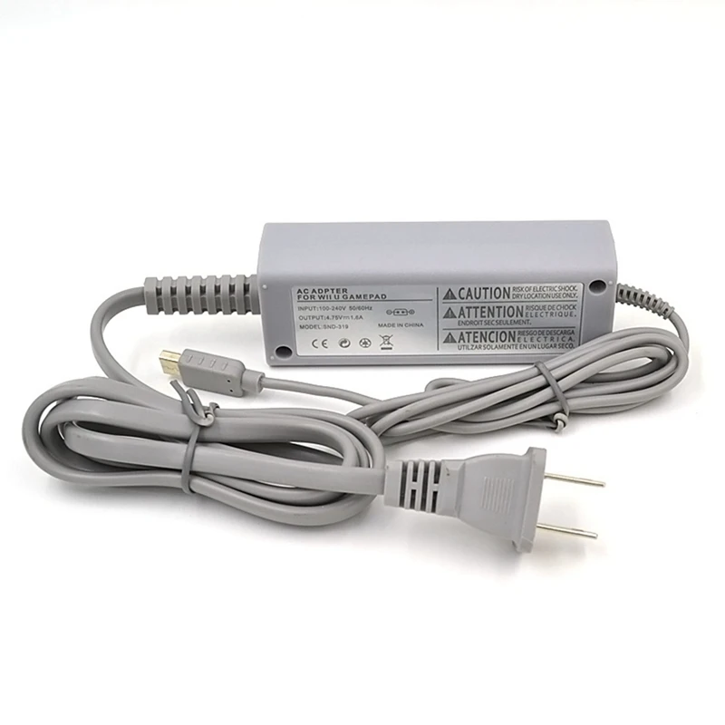 AC Charger Adapter For Wii U Gamepad Controller Joystick 100-240V Home Wall Power Supply For Wiiu Pad