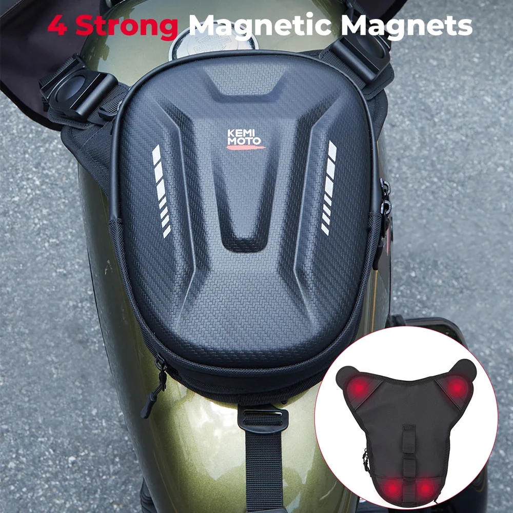 Motorcycle Fuel Tank Bag Universal Waterproof Multifunction Leg Bag Magnetic Oil Fuel Tank Tool Shoulder Bag Moto Accessories