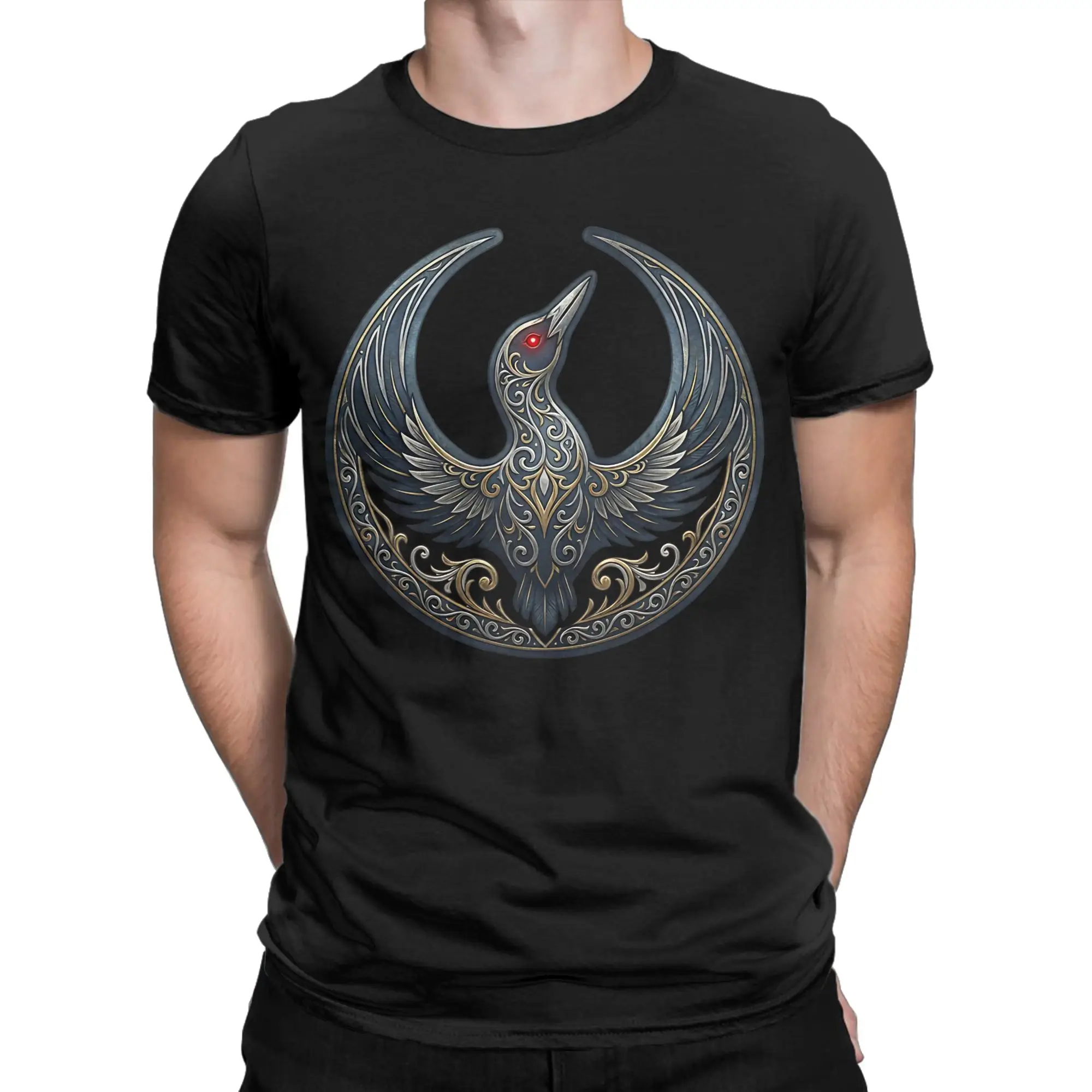 Casual Rebel Loon Emblem Minnesota Resistance T-Shirts for Men Crewneck Cotton T Shirt Short Sleeve Tee Shirt Gift Idea Clothing