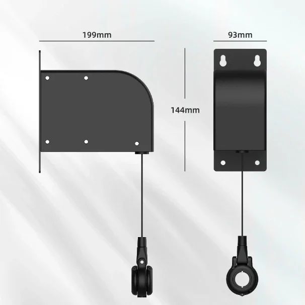 In wall cable management kit, Works with All EV Charging Stations, Wall Mounted Cable Management System