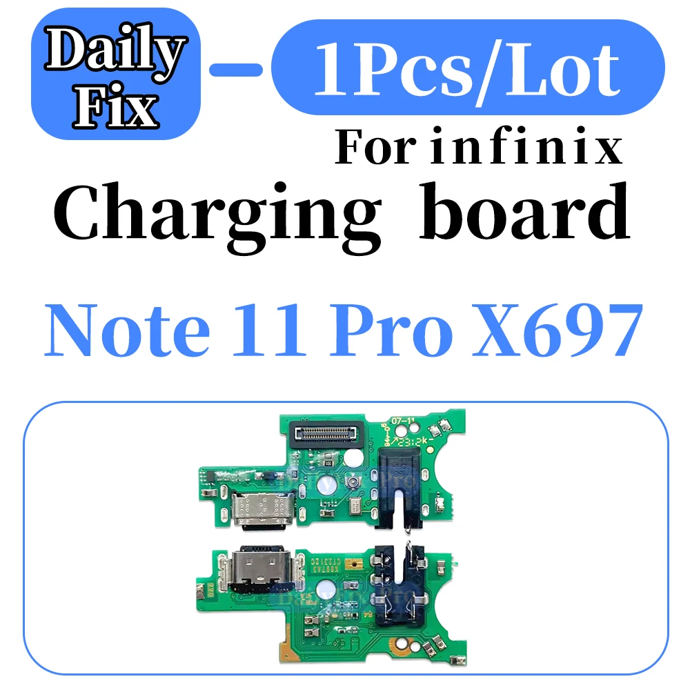 Suitable for Infinix Note 11 Pro X697 Phone Bottom Charging Board USB Port Replacement Repair