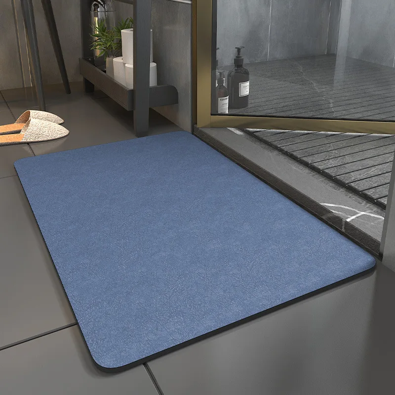 VIKAMA Simple Solid Color Bathroom Rug Anti-Slip, Durable, Stain-Resistant And Easy To Clean Entryway Door Mat For Home Decor