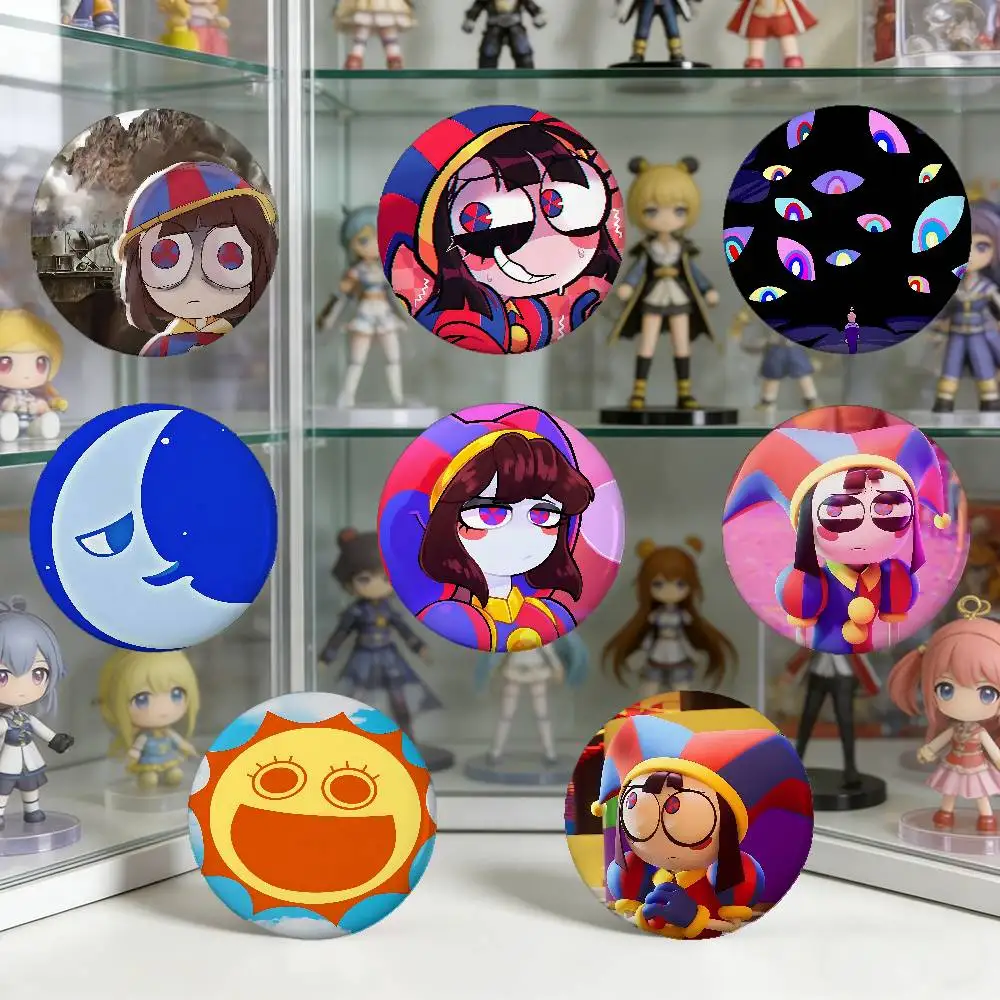 The-Amazisngs-Digitoals-Circous For Clothes Anime Enamel Pin Cute Things Cartoon Cosplay Badges On Backpack Brooch Art Gifts