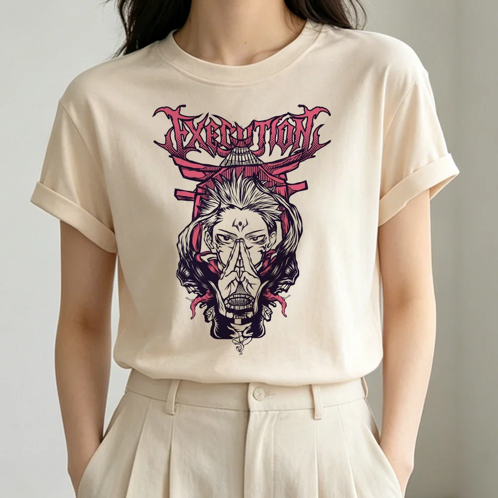 Jujutsu Kaisen T-Shirt Shoujo koreanische Mode Party 2000er Sommer T-Shirt Ästhetik Grunge Retro Emo Kawaii – Detail 9
