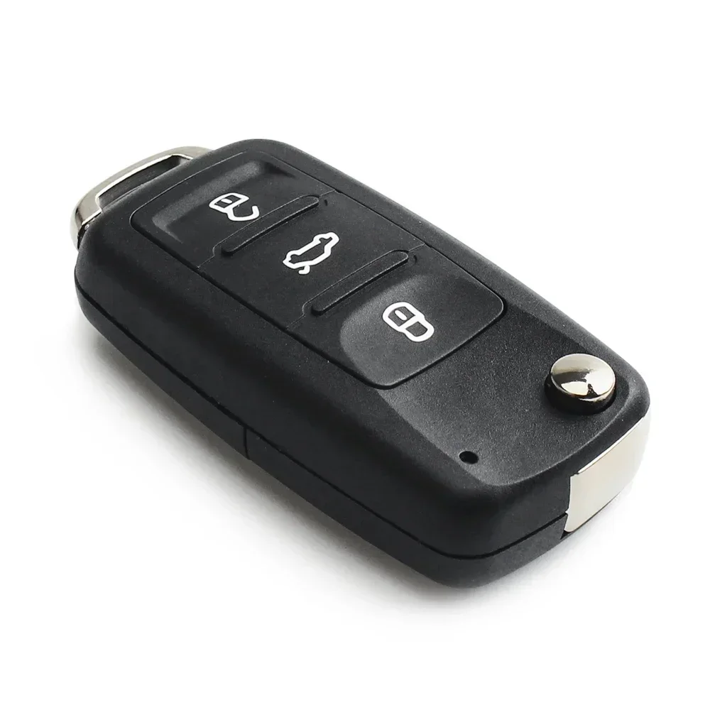 KEYYOU Mit Schneiden Service 5K0837202AD 434Mhz ID48 Für VW Volkswagen Caddy Eos Golf Jetta Polo Touran Passat Fernbedienung Auto schlüssel