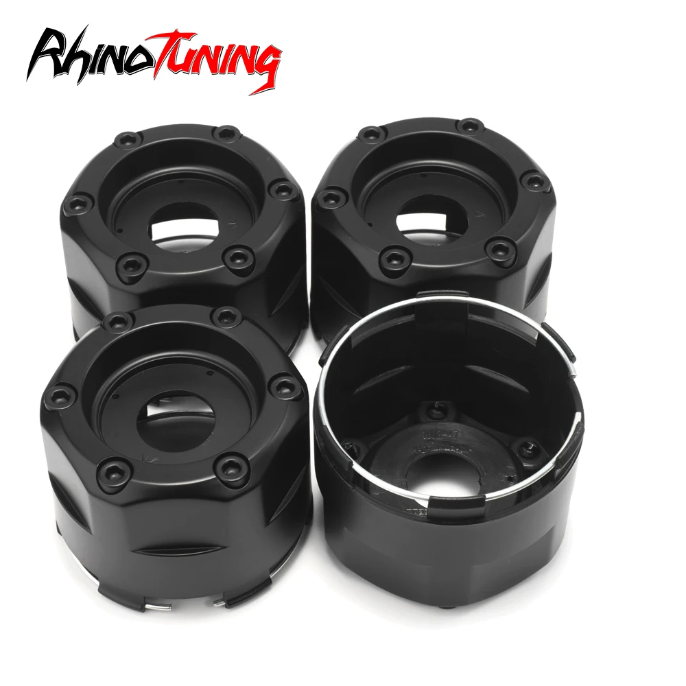 4pcs 80mm 78mm  Matte Black Wheel Center Cap For 5in #1003-47MB Rim Hub Cover Dust Refits No Logo Car Accessroies