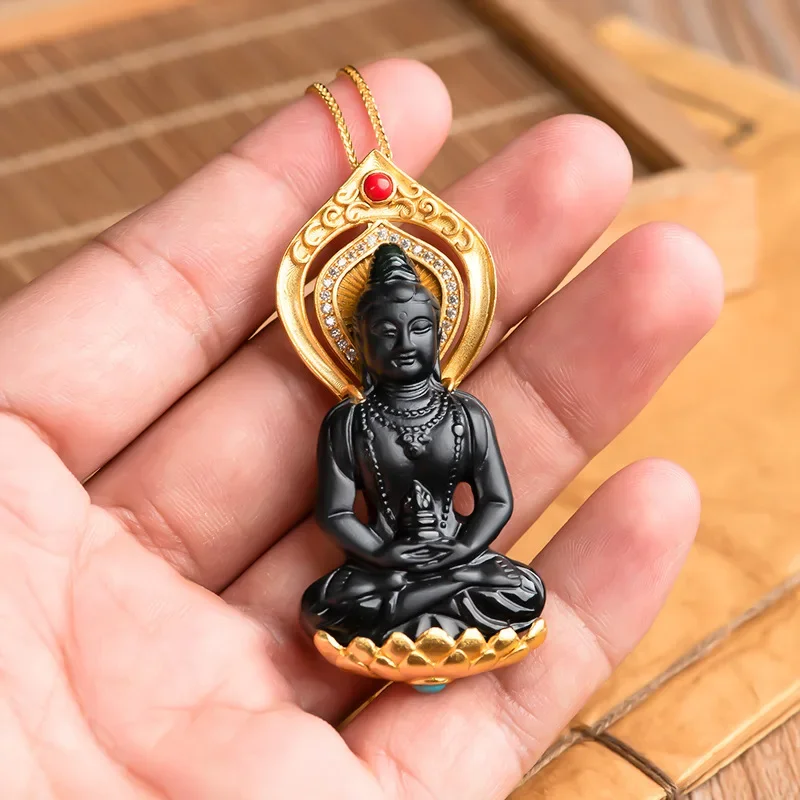 burmese-jade-guanyin-pendant-jadeite-charms-necklace-black-accessories-gifts-for-women-gemstones-natural-talismans-925-silver