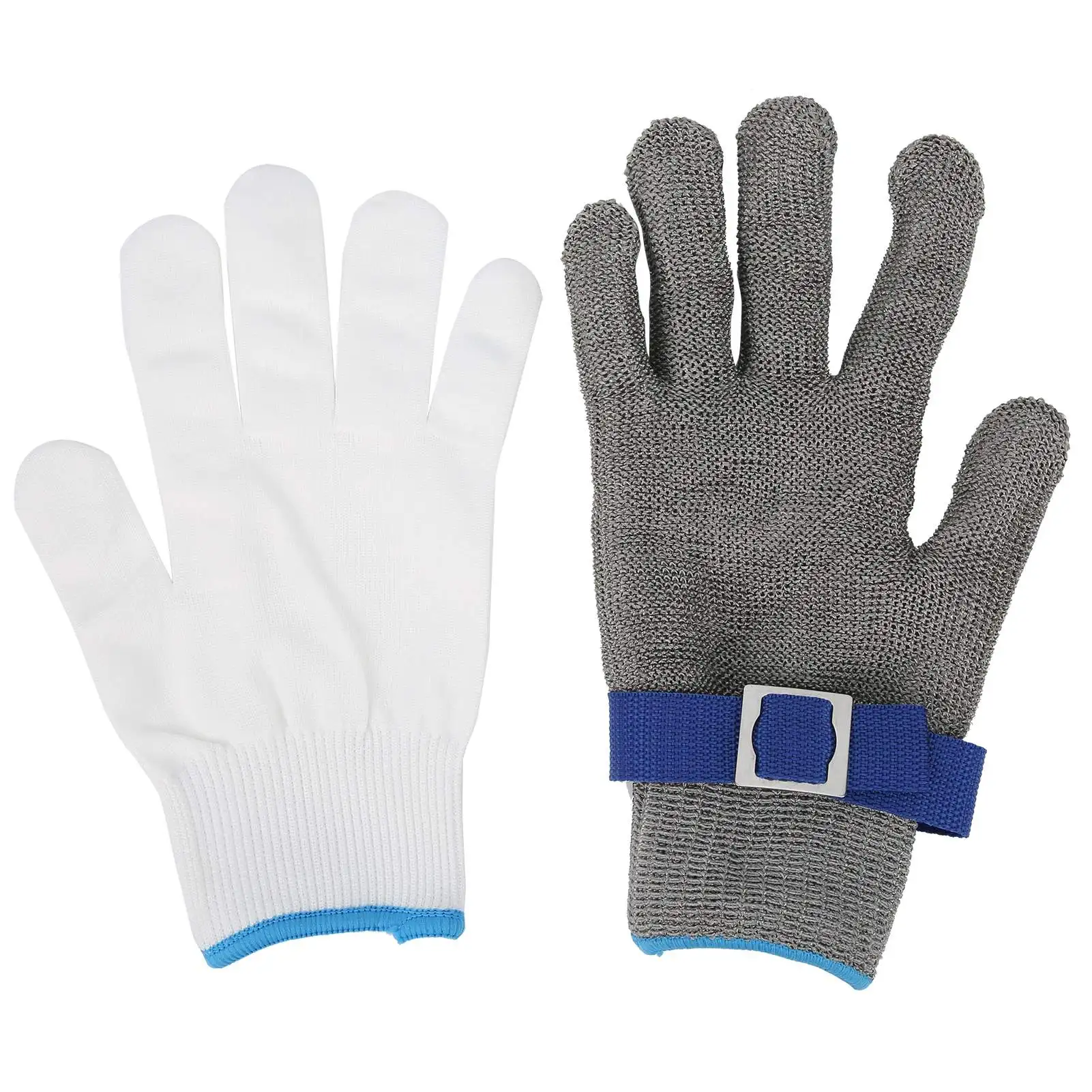 

AntiCutting Steel Gloves Level 5 Safety Universal Stainless Steel for Hand