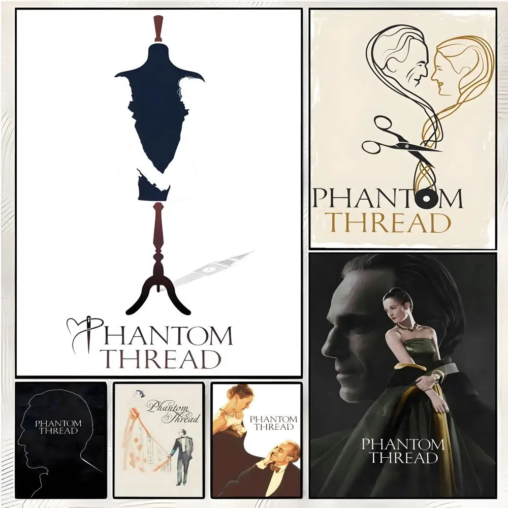 Phantom Thread Drama Historical Painting Calligraphy Wall Art Mural Living Room Canvas Decor Gifts